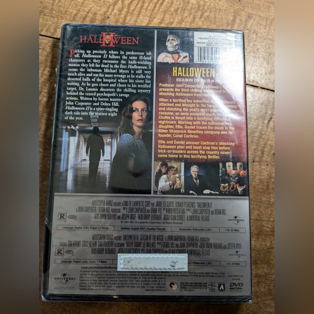 Halloween Michael Myers DVD Movies Set of 4 Rob Zombie A-3 - Picture 16 of 16